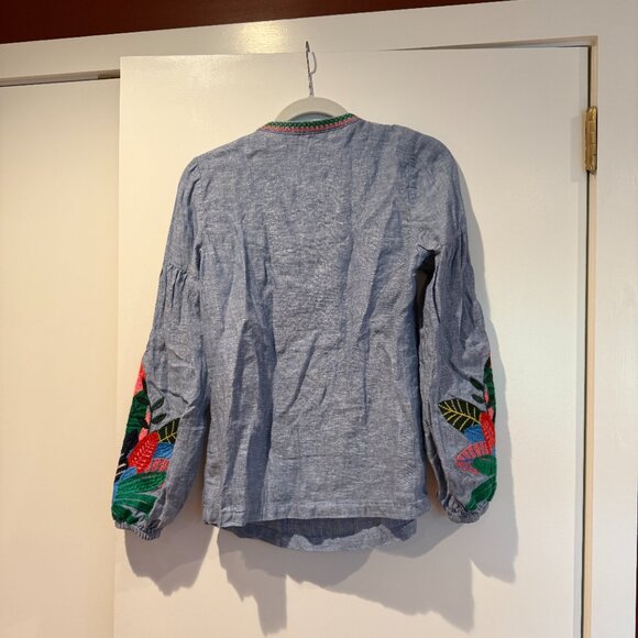 Boden Leonie Linen Top - Picture 4 of 6